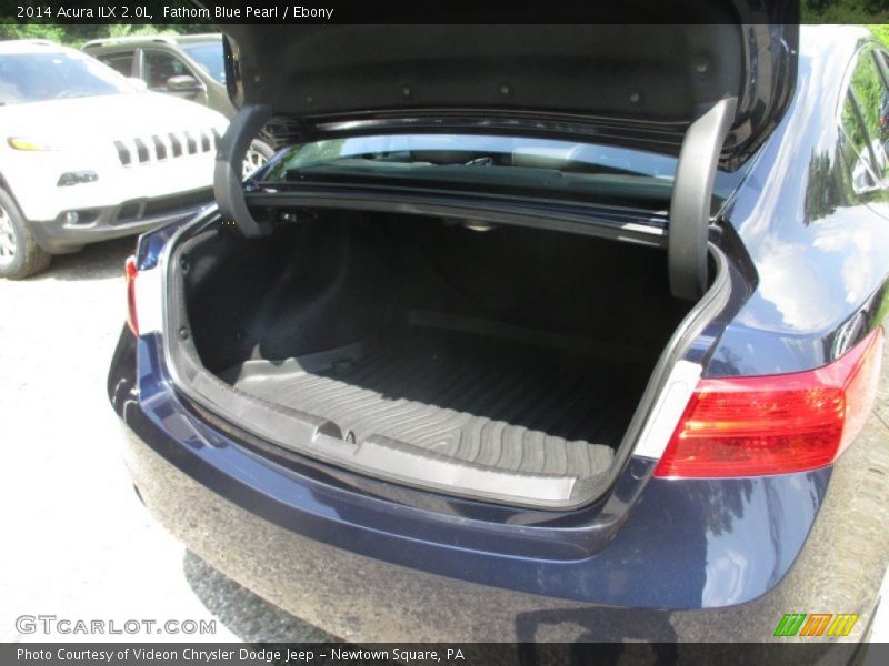 Fathom Blue Pearl / Ebony 2014 Acura ILX 2.0L
