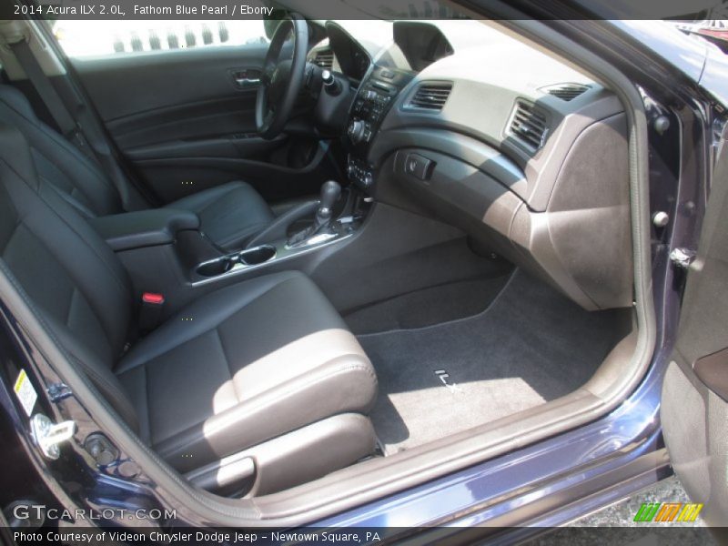 Fathom Blue Pearl / Ebony 2014 Acura ILX 2.0L