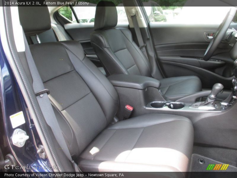 Fathom Blue Pearl / Ebony 2014 Acura ILX 2.0L