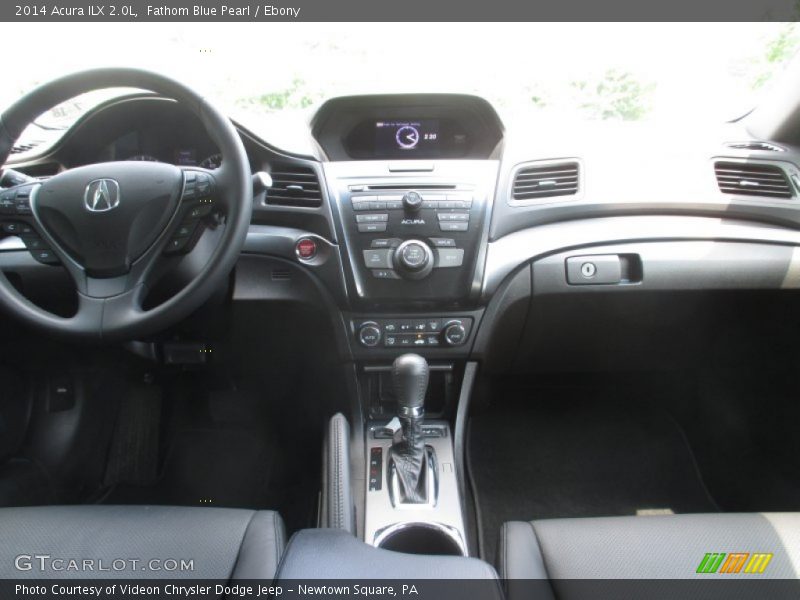 Fathom Blue Pearl / Ebony 2014 Acura ILX 2.0L