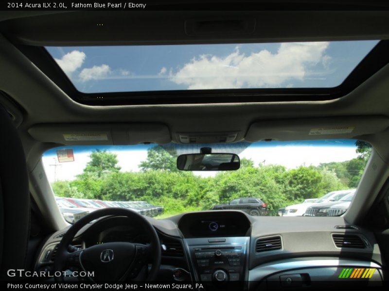Fathom Blue Pearl / Ebony 2014 Acura ILX 2.0L