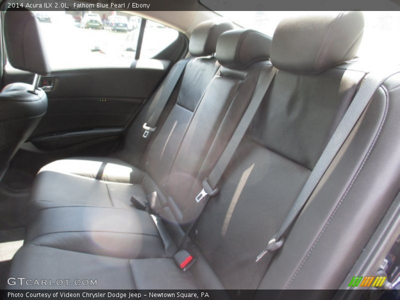Fathom Blue Pearl / Ebony 2014 Acura ILX 2.0L