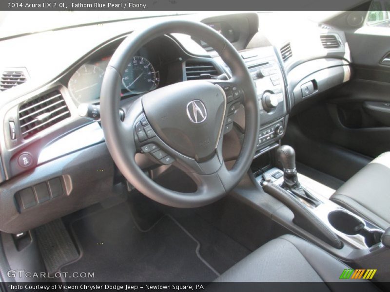 Fathom Blue Pearl / Ebony 2014 Acura ILX 2.0L
