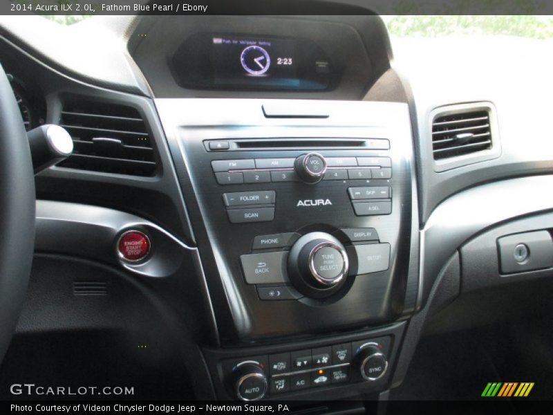 Fathom Blue Pearl / Ebony 2014 Acura ILX 2.0L
