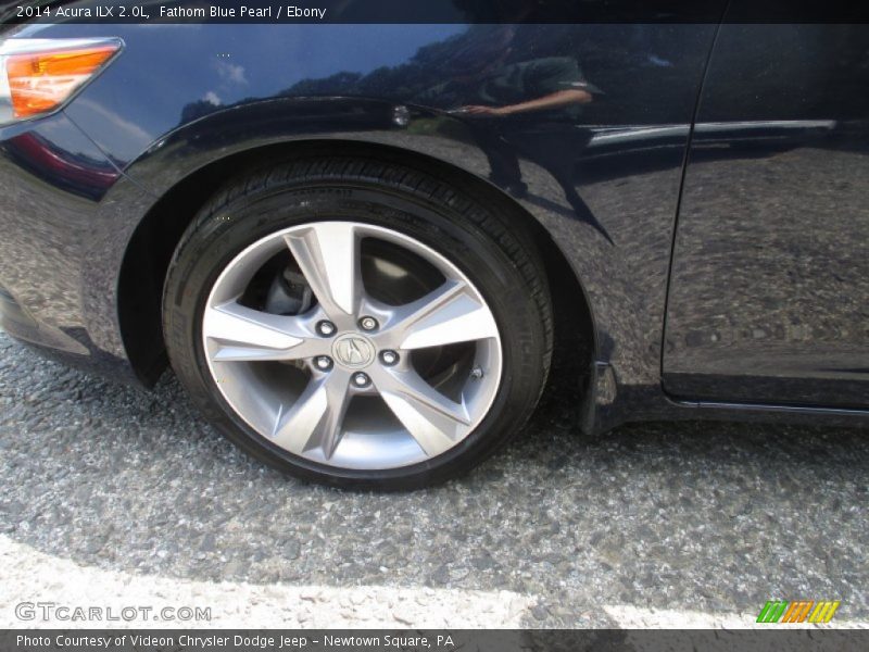 Fathom Blue Pearl / Ebony 2014 Acura ILX 2.0L