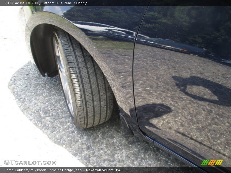 Fathom Blue Pearl / Ebony 2014 Acura ILX 2.0L