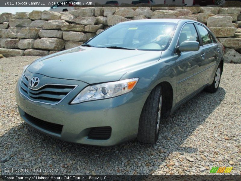 Aloe Green Metallic / Ash 2011 Toyota Camry LE