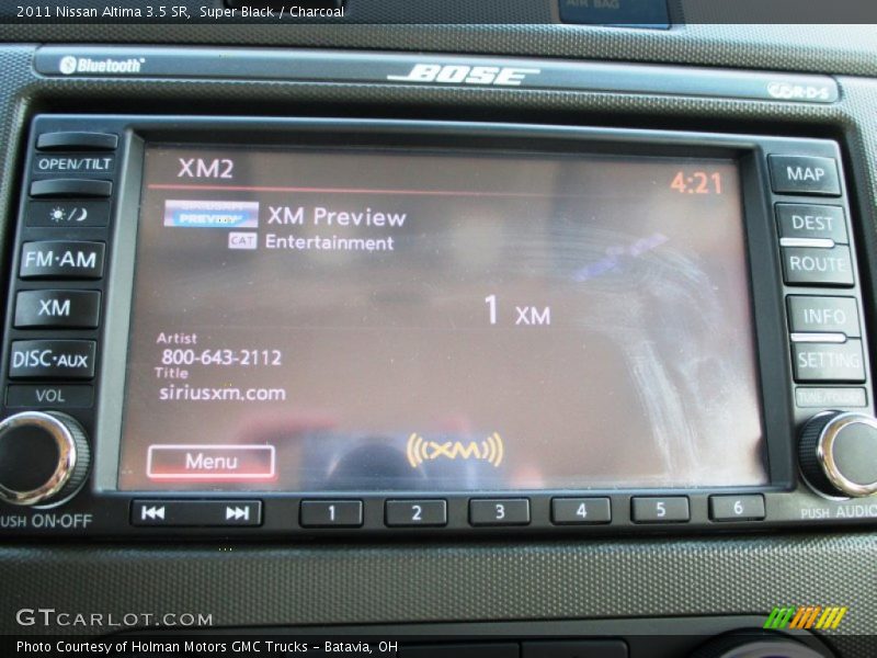 Super Black / Charcoal 2011 Nissan Altima 3.5 SR