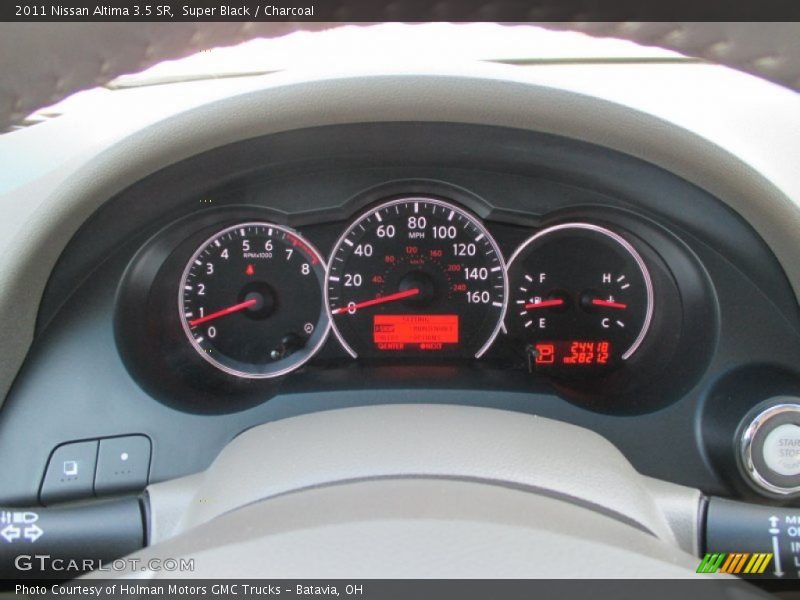 Super Black / Charcoal 2011 Nissan Altima 3.5 SR