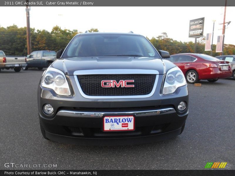 Cyber Gray Metallic / Ebony 2011 GMC Acadia SLE