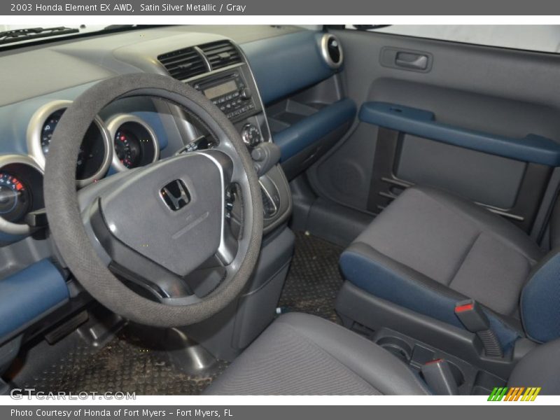 Satin Silver Metallic / Gray 2003 Honda Element EX AWD