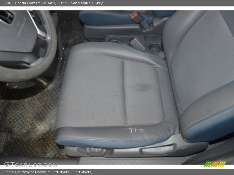 Satin Silver Metallic / Gray 2003 Honda Element EX AWD