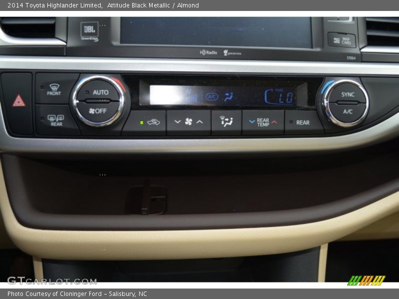 Controls of 2014 Highlander Limited