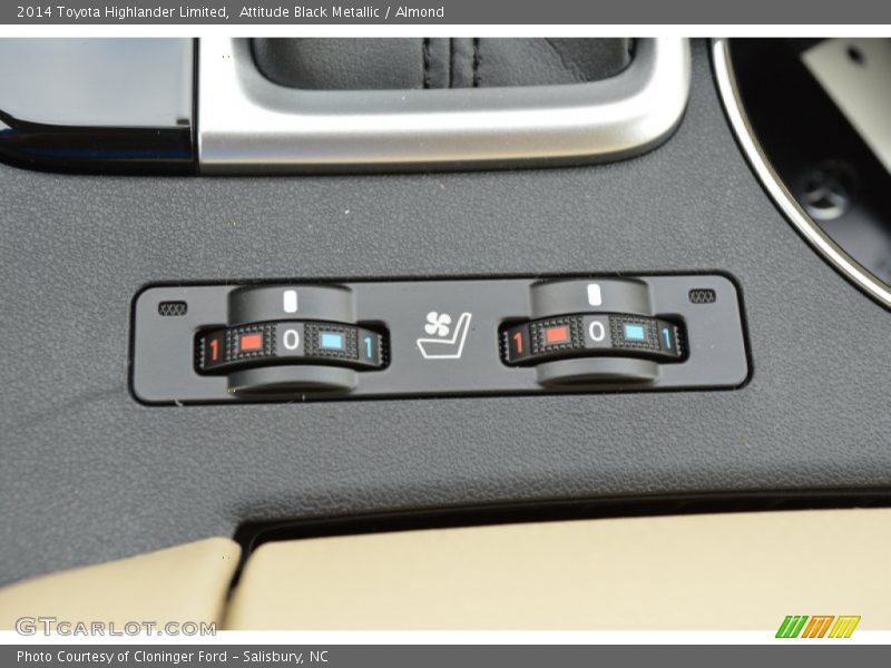 Controls of 2014 Highlander Limited