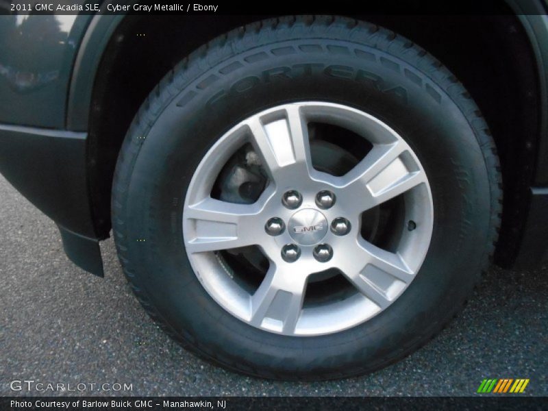 Cyber Gray Metallic / Ebony 2011 GMC Acadia SLE