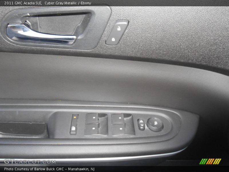 Cyber Gray Metallic / Ebony 2011 GMC Acadia SLE