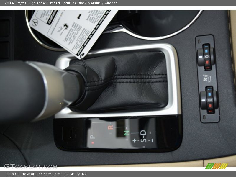  2014 Highlander Limited 6 Speed ECT-i Automatic Shifter