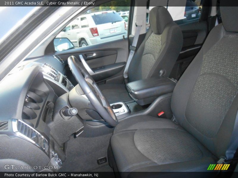 Cyber Gray Metallic / Ebony 2011 GMC Acadia SLE