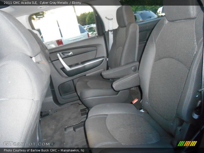 Cyber Gray Metallic / Ebony 2011 GMC Acadia SLE