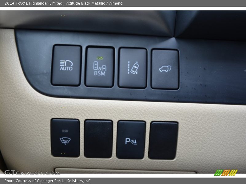 Controls of 2014 Highlander Limited