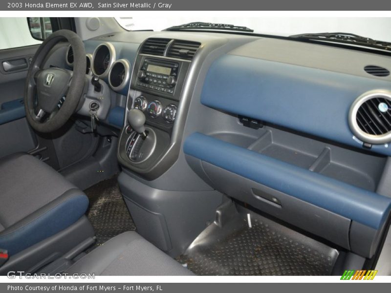 Satin Silver Metallic / Gray 2003 Honda Element EX AWD