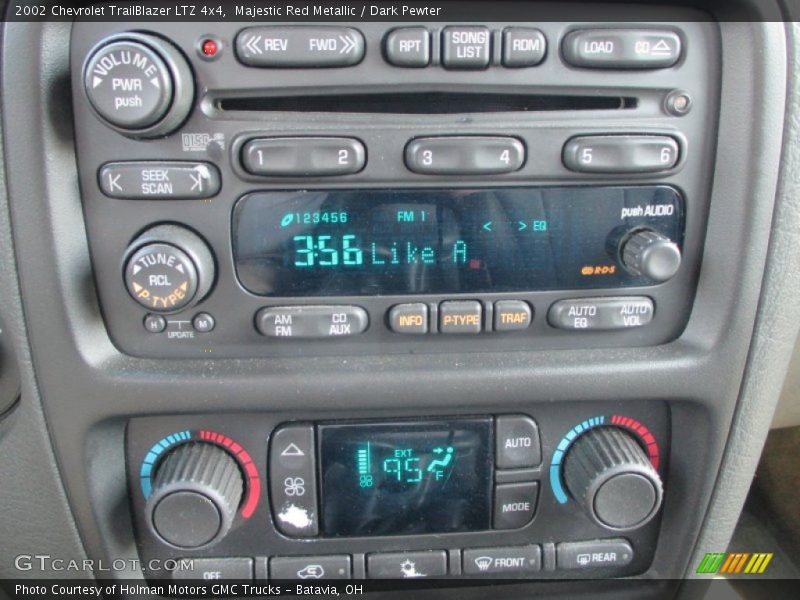 Majestic Red Metallic / Dark Pewter 2002 Chevrolet TrailBlazer LTZ 4x4