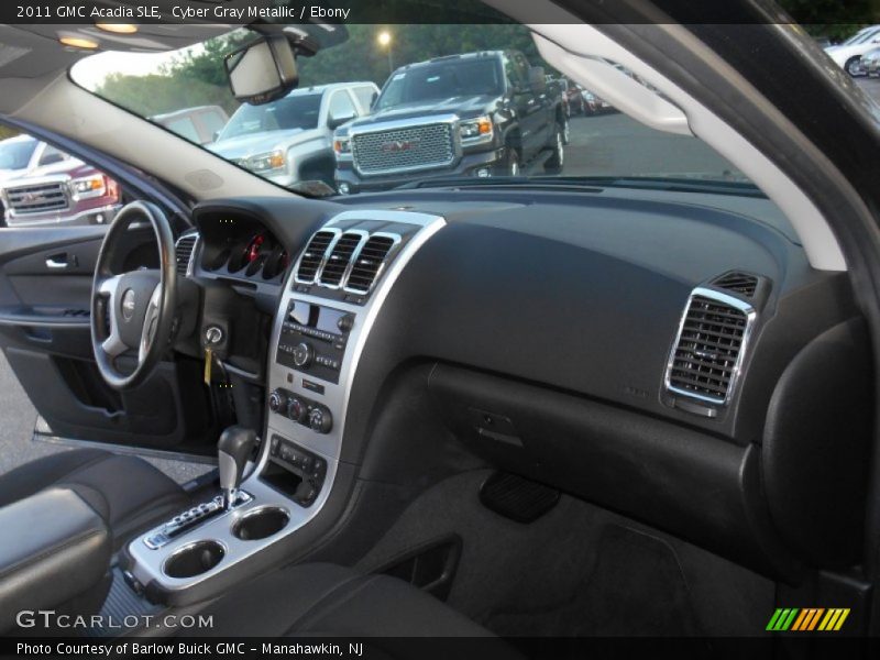 Cyber Gray Metallic / Ebony 2011 GMC Acadia SLE