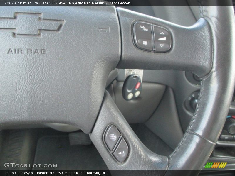 Majestic Red Metallic / Dark Pewter 2002 Chevrolet TrailBlazer LTZ 4x4