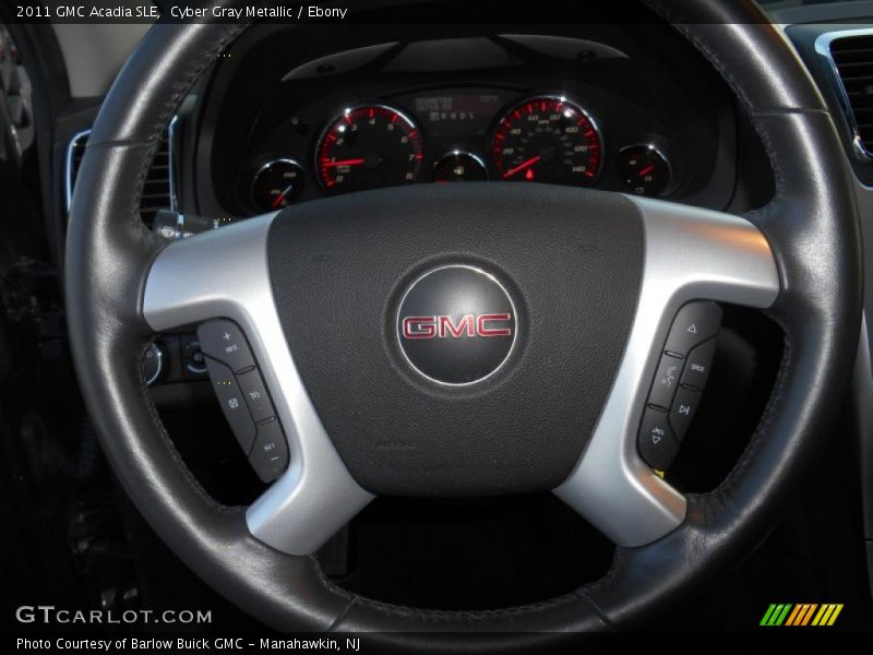 Cyber Gray Metallic / Ebony 2011 GMC Acadia SLE