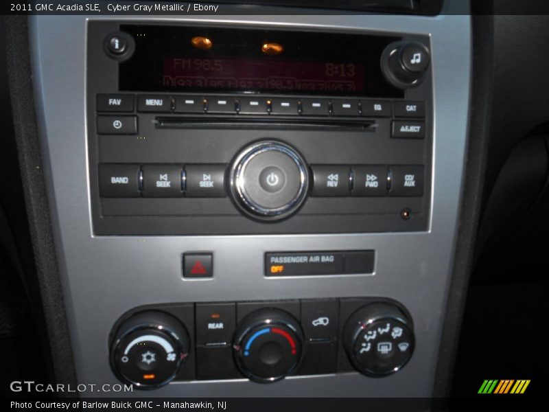 Cyber Gray Metallic / Ebony 2011 GMC Acadia SLE