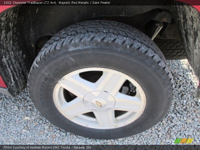 Majestic Red Metallic / Dark Pewter 2002 Chevrolet TrailBlazer LTZ 4x4