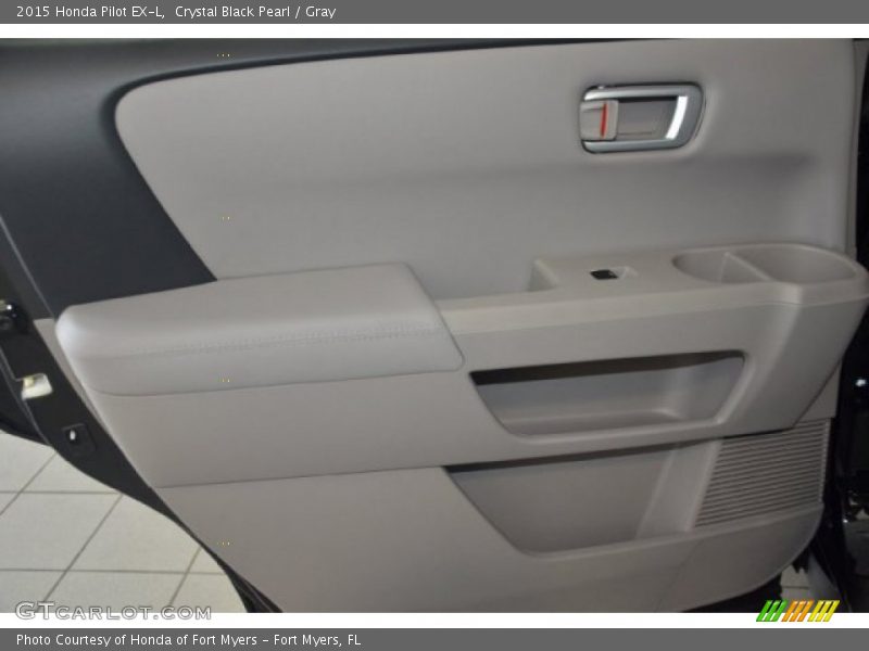 Crystal Black Pearl / Gray 2015 Honda Pilot EX-L