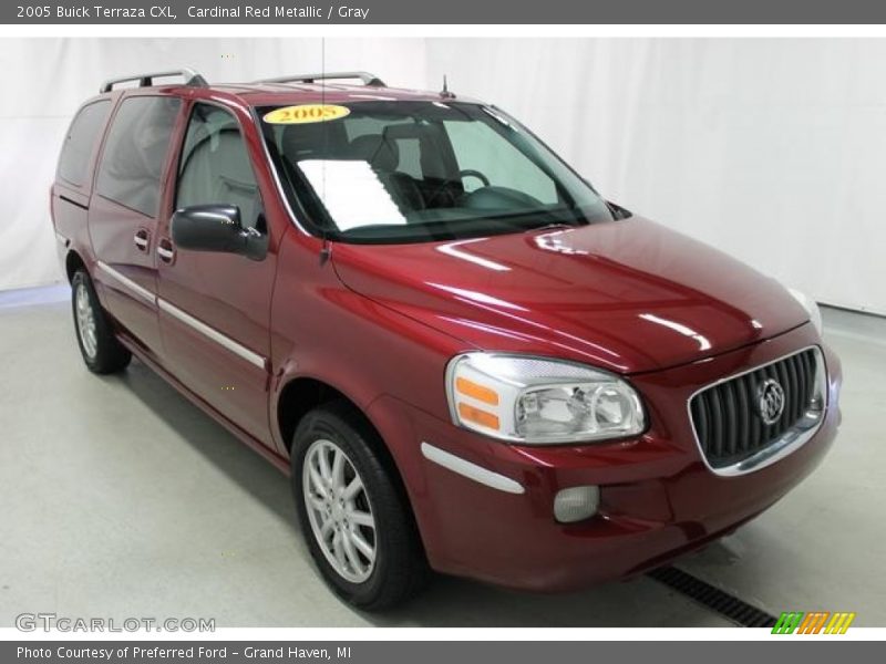 Cardinal Red Metallic / Gray 2005 Buick Terraza CXL