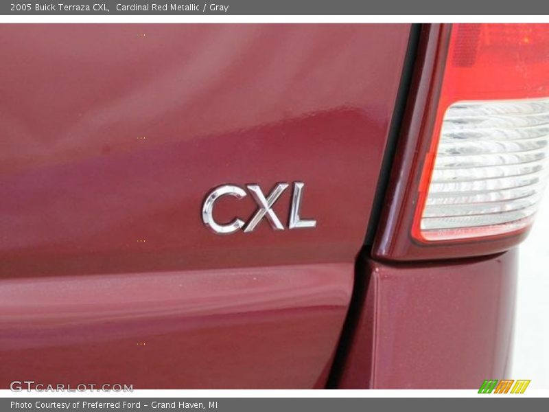 Cardinal Red Metallic / Gray 2005 Buick Terraza CXL