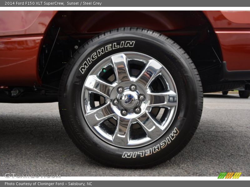 Sunset / Steel Grey 2014 Ford F150 XLT SuperCrew