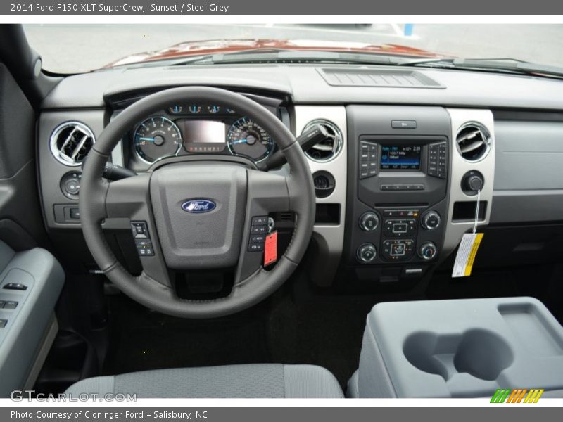Sunset / Steel Grey 2014 Ford F150 XLT SuperCrew