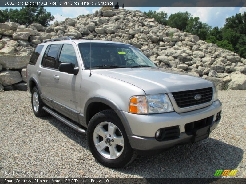 Silver Birch Metallic / Graphite 2002 Ford Explorer XLT 4x4