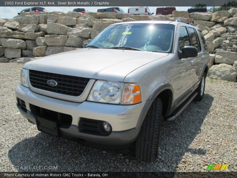Silver Birch Metallic / Graphite 2002 Ford Explorer XLT 4x4