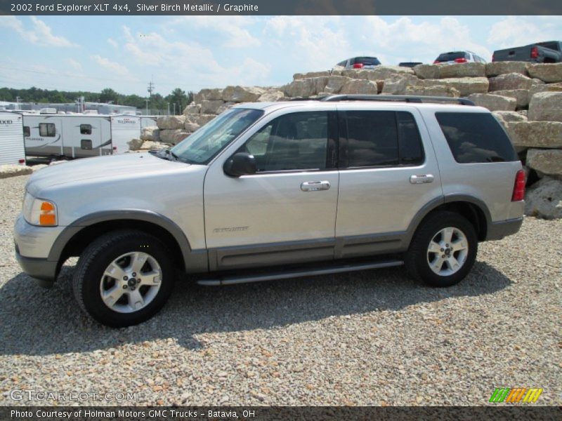 Silver Birch Metallic / Graphite 2002 Ford Explorer XLT 4x4