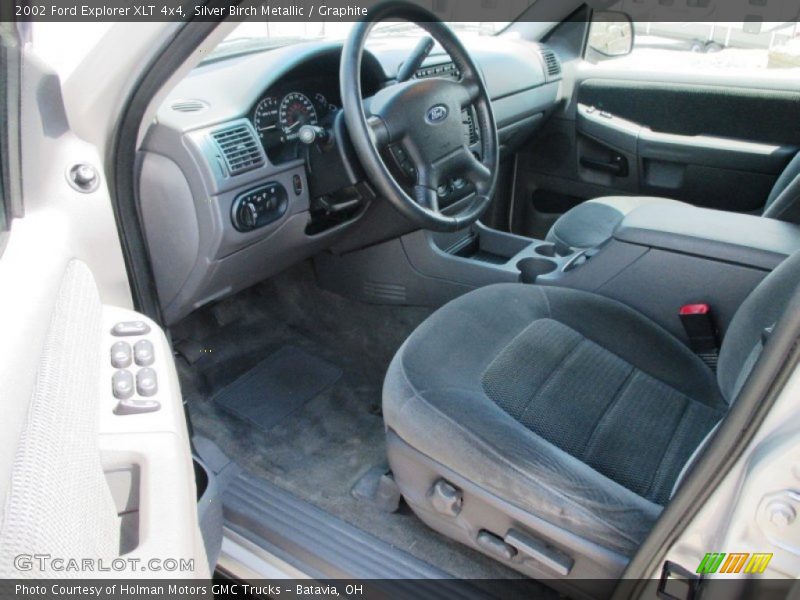Silver Birch Metallic / Graphite 2002 Ford Explorer XLT 4x4