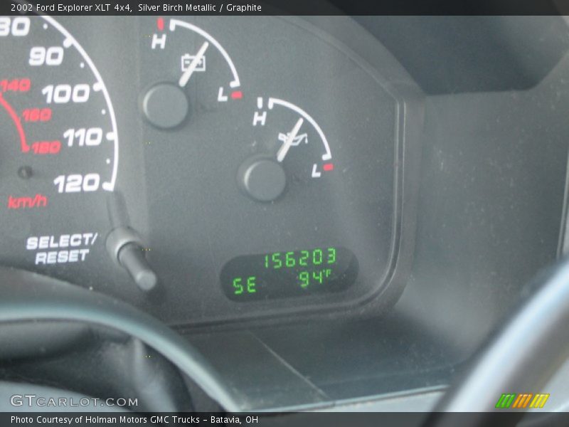 Silver Birch Metallic / Graphite 2002 Ford Explorer XLT 4x4