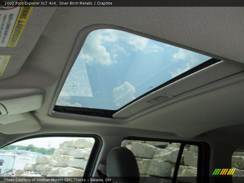 Silver Birch Metallic / Graphite 2002 Ford Explorer XLT 4x4