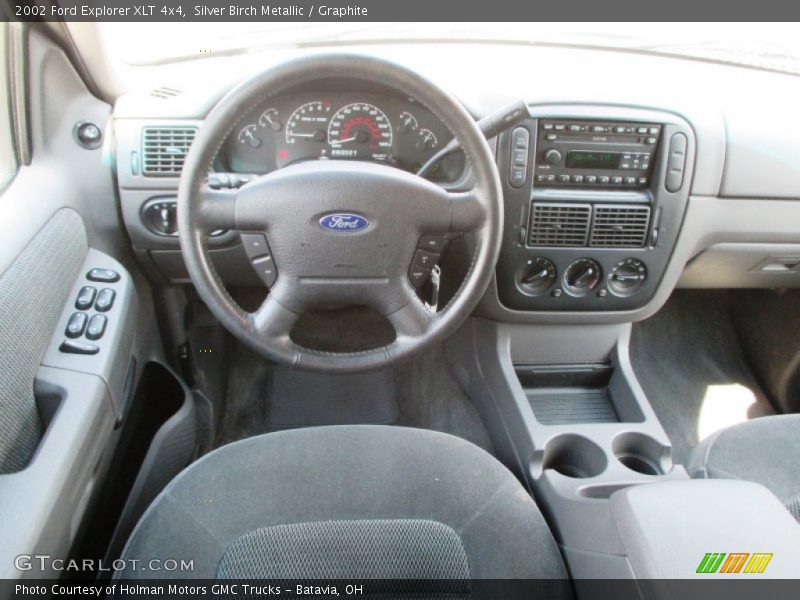 Silver Birch Metallic / Graphite 2002 Ford Explorer XLT 4x4