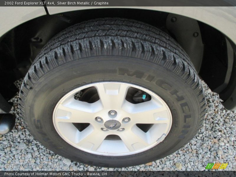 Silver Birch Metallic / Graphite 2002 Ford Explorer XLT 4x4