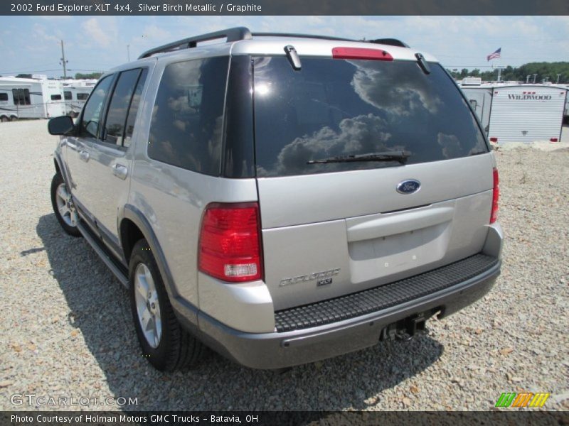 Silver Birch Metallic / Graphite 2002 Ford Explorer XLT 4x4