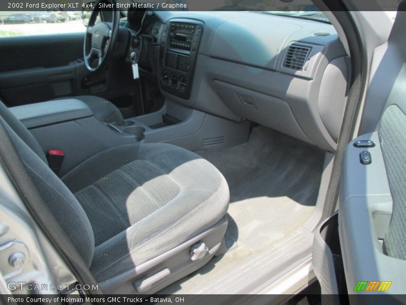 Silver Birch Metallic / Graphite 2002 Ford Explorer XLT 4x4