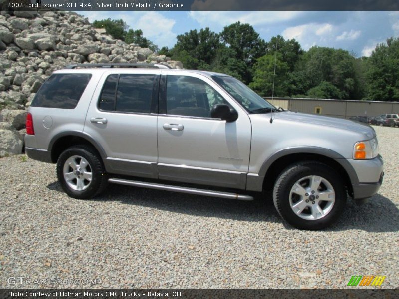 Silver Birch Metallic / Graphite 2002 Ford Explorer XLT 4x4