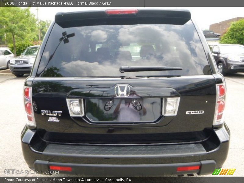 Formal Black / Gray 2008 Honda Pilot Value Package 4WD