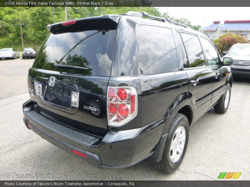 Formal Black / Gray 2008 Honda Pilot Value Package 4WD
