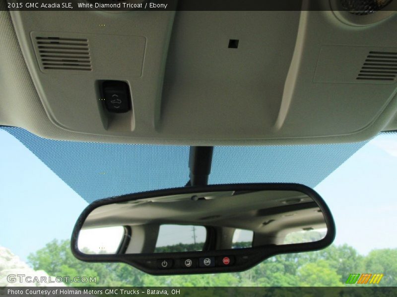 White Diamond Tricoat / Ebony 2015 GMC Acadia SLE